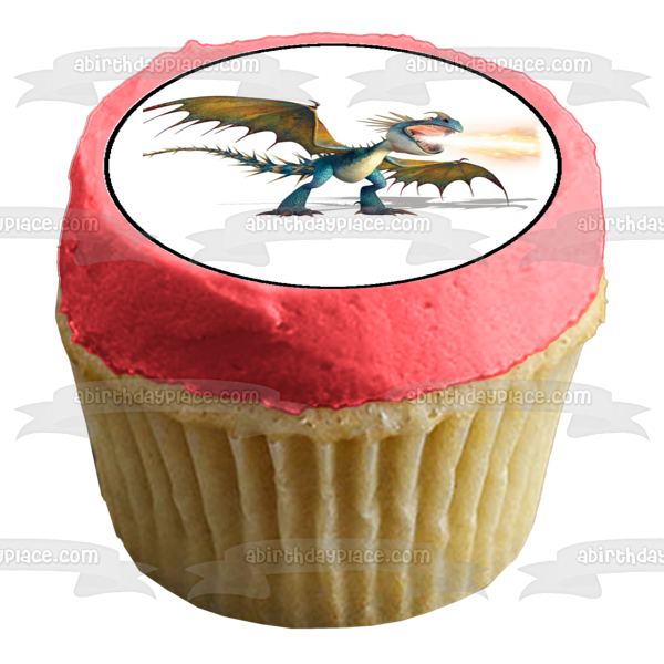 How to Train Your Dragon Fishlegs Hiccup and Astrid Edible Cupcake Topper Images ABPID03418