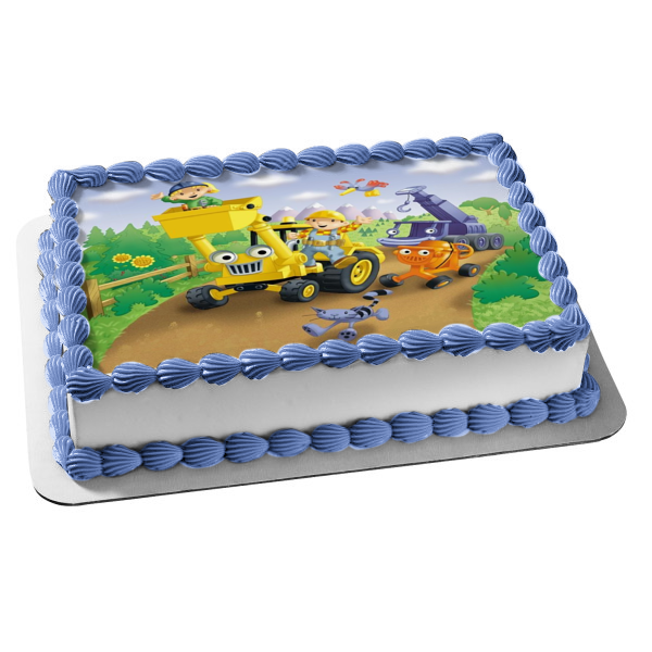 Bob the Builder Scoop Lofty Dizzy Edible Cake Topper Image ABPID05874