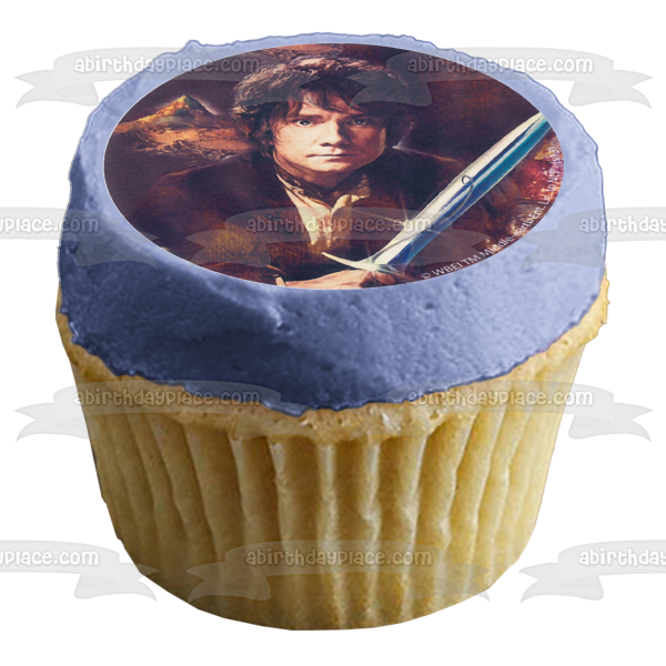 The Hobbit The Desolation of Smaug Gandalf Bilbo Thorin Legolas Bard and Tauriel Edible Cupcake Topper Images ABPID03905