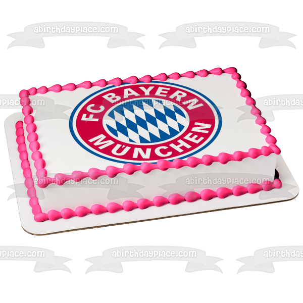 Dream League Bayern Munich Logo Soccer Edible Cake Topper Image ABPID05964