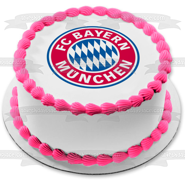Dream League Bayern Munich Logo Soccer Edible Cake Topper Image ABPID05964