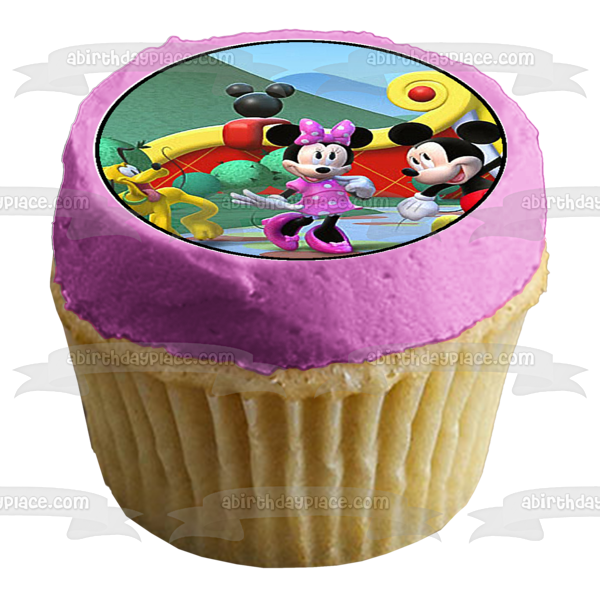 Mickey Mouse and Friends Donald Duck Daisy Duck and Minnie Mouse Edible Cupcake Topper Images ABPID03930