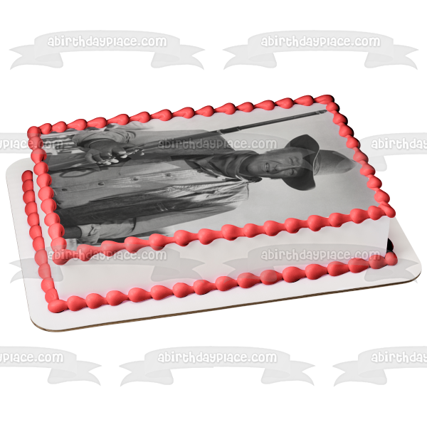 John Wayne the Undefeated Marion Mitchell Morrison Edible Cake Topper Image ABPID05966