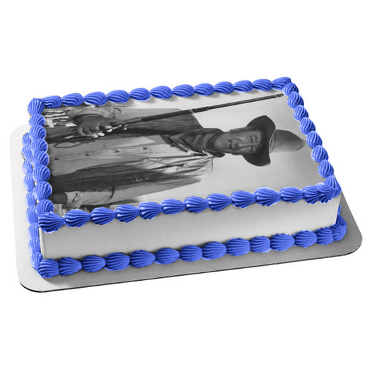 John Wayne the Undefeated Marion Mitchell Morrison Edible Cake Topper Image ABPID05966