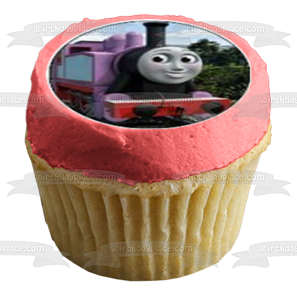 Thomas & Friends Thomas the Tank Engine James and Percy Edible Cupcake Topper Images ABPID04073