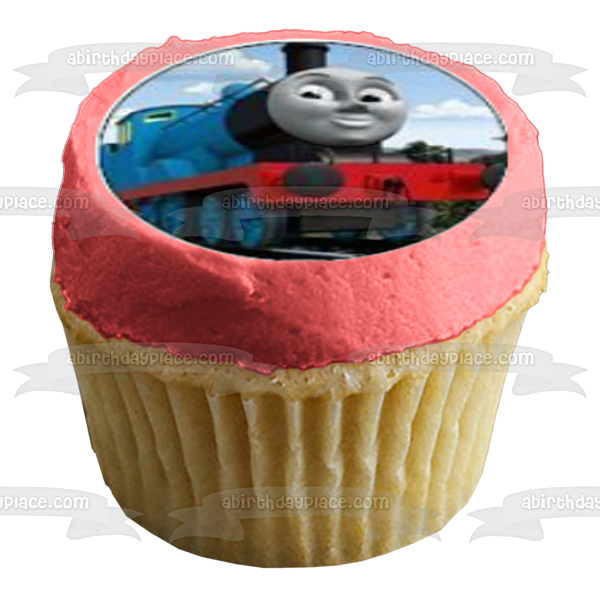 Thomas & Friends Thomas the Tank Engine James and Percy Edible Cupcake Topper Images ABPID04073
