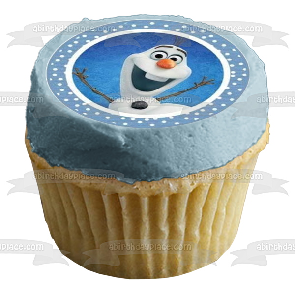 Frozen Anna Elsa Olaf and Sven Edible Cupcake Topper Images ABPID04138