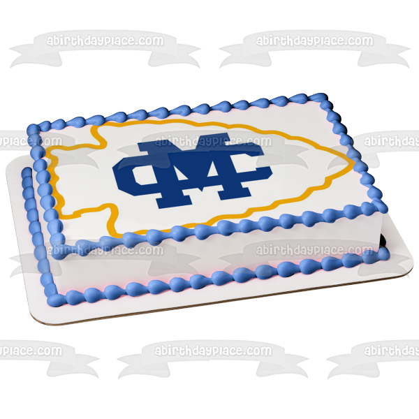 Mississippi College Athletics Logo Fish Edible Cake Topper Image ABPID06016