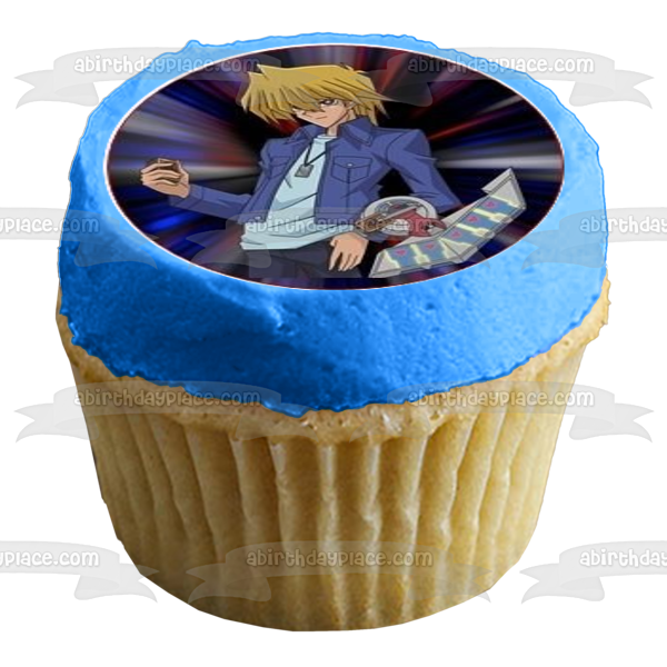 Yu-Gi-Oh! Yami Yugi Pharaoh Atem and Crow Hogan Edible Cupcake Topper Images ABPID04210