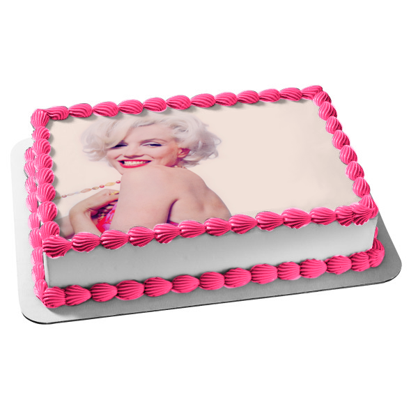 Marilyn Monroe Edible Cake Topper Image ABPID06039