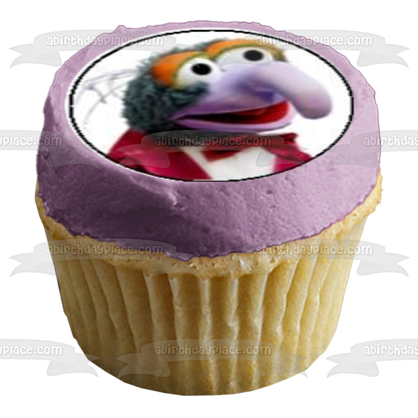 Muppets Gonzo Kermit the Frog and Miss Piggy Edible Cupcake Topper Images ABPID04482