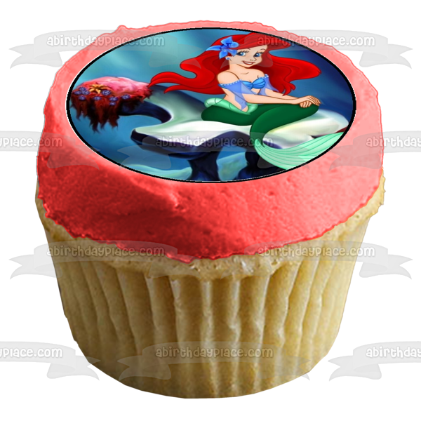 the-little-mermaid-ariel-edible-cupcake-topper-images-abpid04537-a-birthday-place for Free Printable Ariel Cupcake Toppers The Little Mermaid Ariel Edible Cupcake Topper Images ABPID04537 – A Birthday Place for Free Printable Ariel Cupcake Toppers