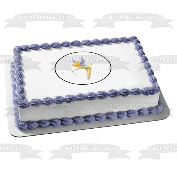 Tinkerbell Peter Pan Edible Cake Topper Image ABPID06139