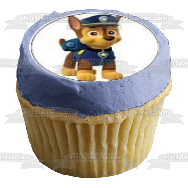 Paw Patrol Chase Zuma Skye Marshall Rubble and  Rocky Edible Cupcake Topper Images ABPID04595