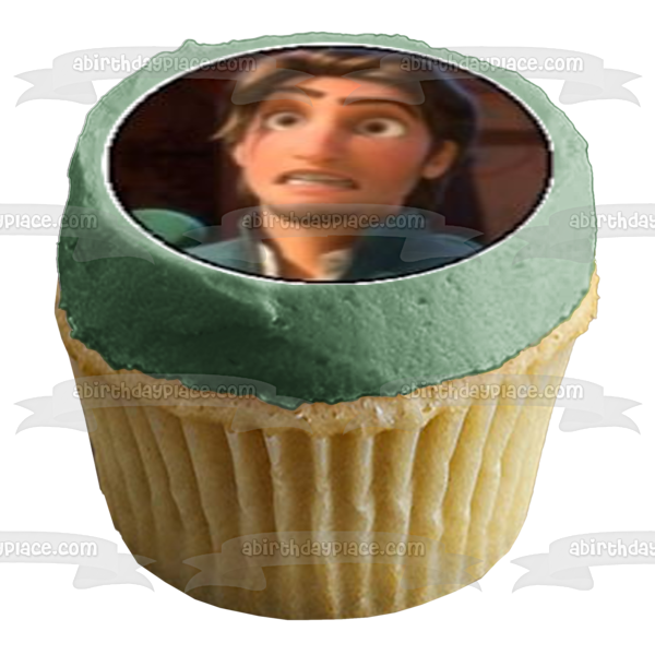 Tangled Rapunzel Flynn Rider and Maximus Edible Cupcake Topper Images ABPID04620