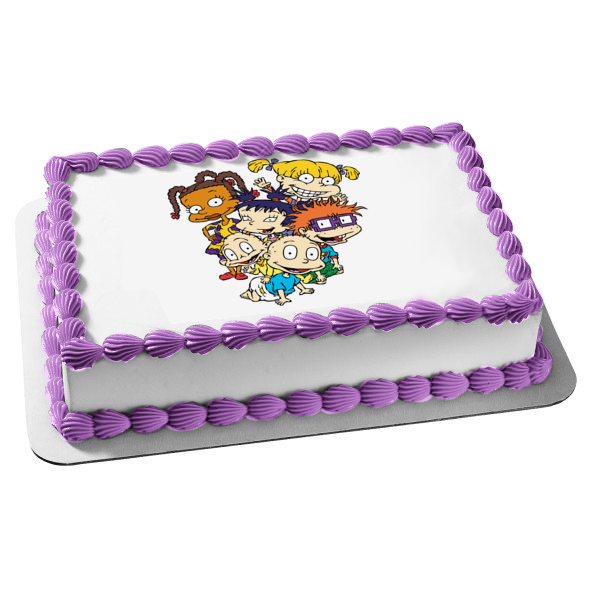 Rugrats Angelica Chuckie Tommy Susie Kimi DILL Edible Cake Topper Image ABPID06155