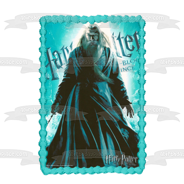 Harry Potter and the Half Blood Prince Dumbledore Edible Cake Topper Image ABPID06214