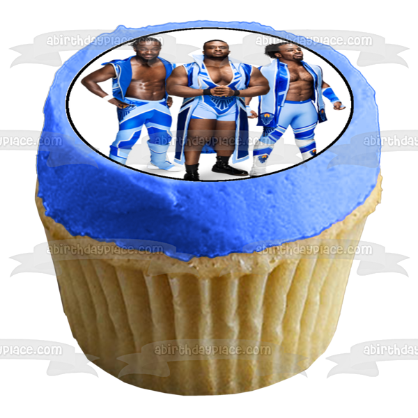 WWE Raw Smackdown Belt Wrestlers Edible Cupcake Topper Images ABPID05044