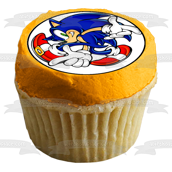 Sonic the Hedgehog Doctor Tails Amy Rose Knuckles the Echidna and Shadow Edible Cupcake Topper Images ABPID05183