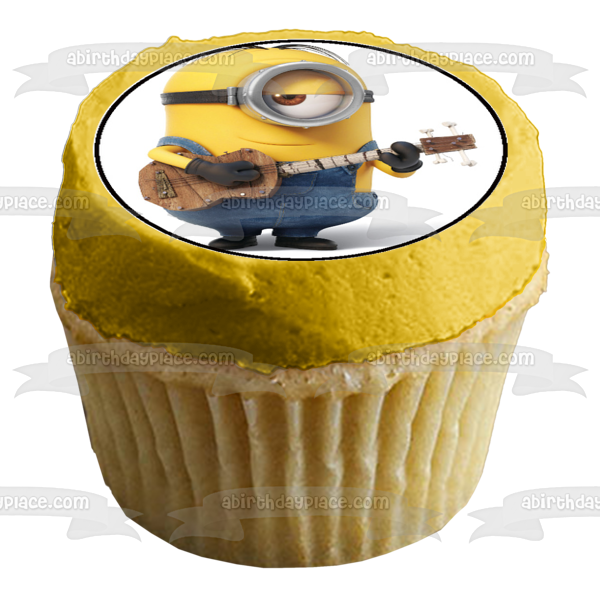 Minions Despicable Me Carl Jerry Mel and El Macho Edible Cupcake Topper Images ABPID05226