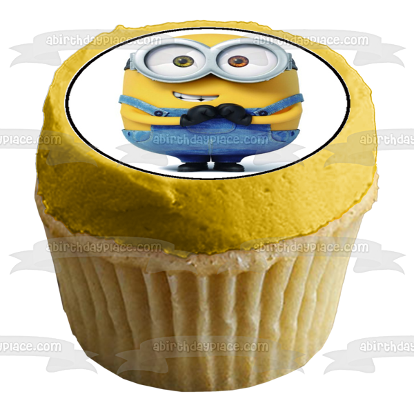 Minions Despicable Me Carl Jerry Mel and El Macho Edible Cupcake Topper Images ABPID05226