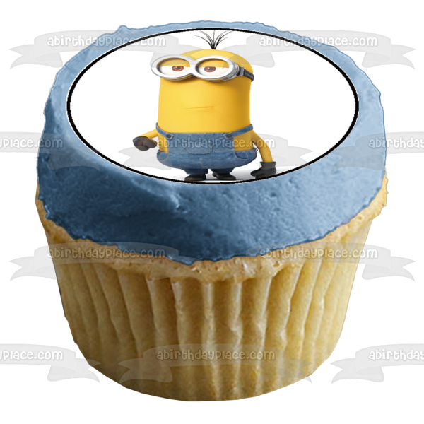 Minions Despicable Me Carl Jerry Mel and El Macho Edible Cupcake Topper Images ABPID05226