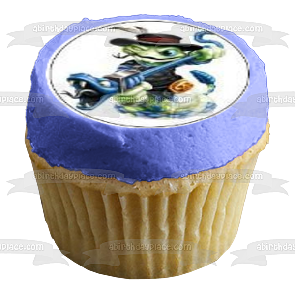 Skylanders Trap Team Knight Mare and Stealth Elf Edible Cupcake Topper Images ABPID05233