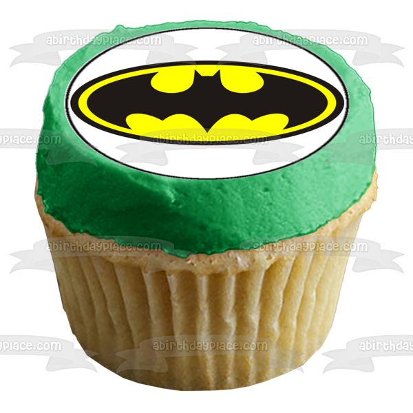 LEGO Batman Logo The Joker and Robin Edible Cupcake Topper Images ABPID05400