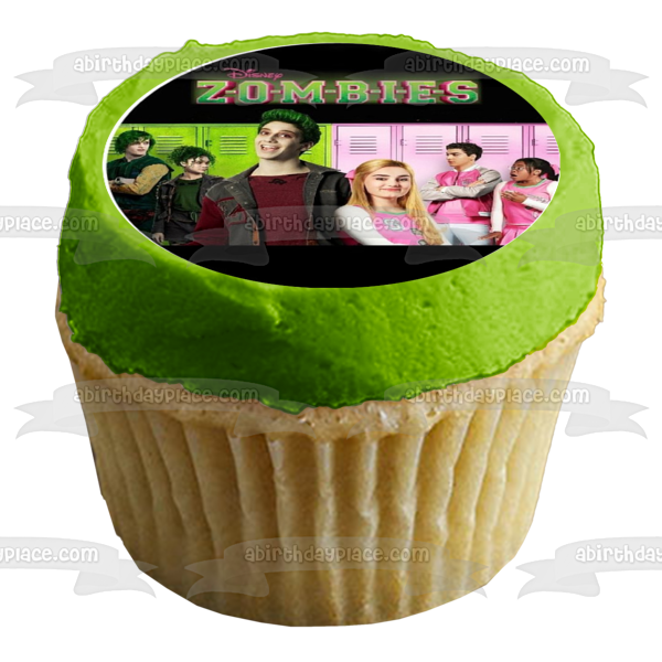Zombies Zed Addison and Bucky Edible Cupcake Topper Images ABPID05778