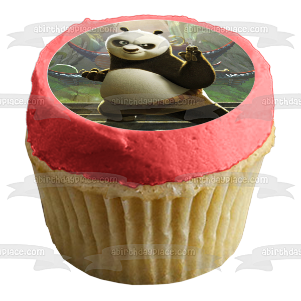 Kung Fu Panda Po Tigress and Viper Edible Cupcake Topper Images ABPID05624