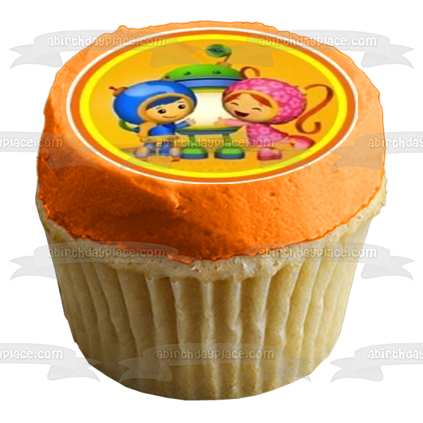 Team Umizoomi Milli Bot and Geo Edible Cupcake Topper Images ABPID05810