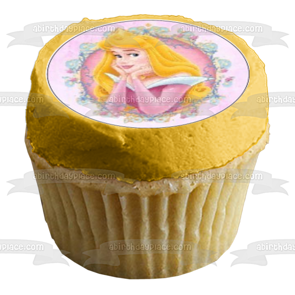 Princesses Cinderella Belle Ariel Snow White Jasmine and Aurora Edible Cupcake Topper Images ABPID05697