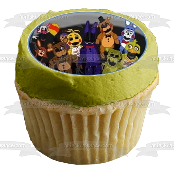 Five Nights at Freddy's Freddy Fazbear Bonnie and Foxy Edible Cupcake – A Birthday Place five-nights-at-freddy-s-freddy-fazbear-bonnie-and-foxy-edible-cupcake-a-birthday-place