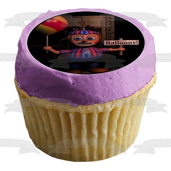 Five Nights at Freddy's Freddy Fazbear Bonnie and Foxy Edible Cupcake Topper Images ABPID05951