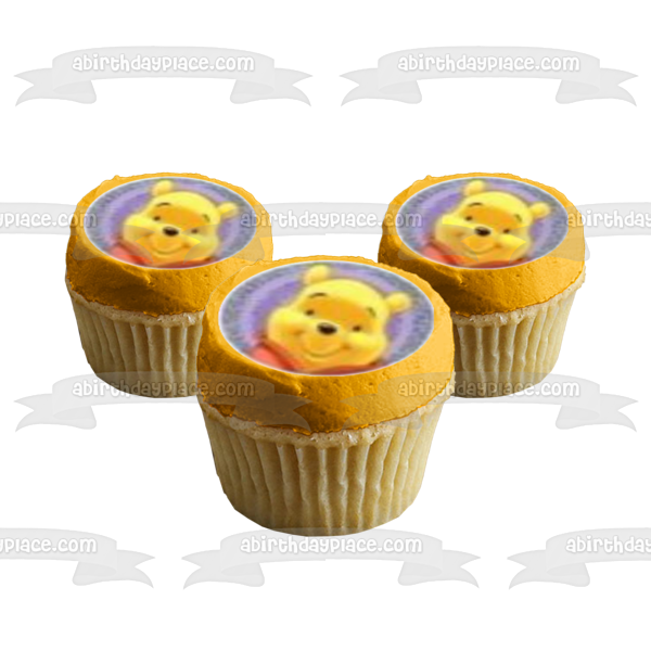 Winnie the Pooh Edible Cupcake Topper Images ABPID05859