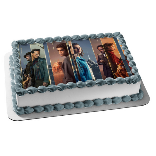 His Dark Materials Cast TV Show Fantasy Series Lyra Marissa Will Lorek Edible Cake Topper Image ABPID53596