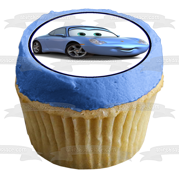 Cars 2 Lightening McQueen Sally Carrera Ramone and Fillmore Edible Cupcake Topper Images ABPID06674