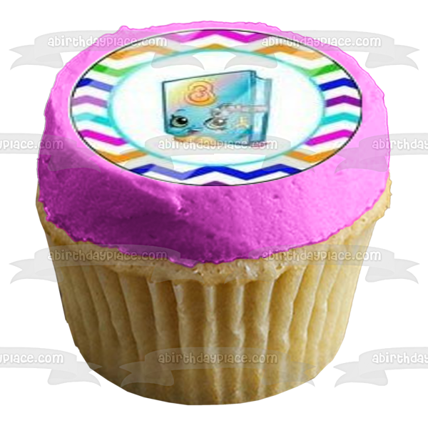 Shopkins Apple Blossom Cupcake Princess Buttercup Rainbow Bite and Sweet Pea Edible Cupcake Topper Images ABPID06473