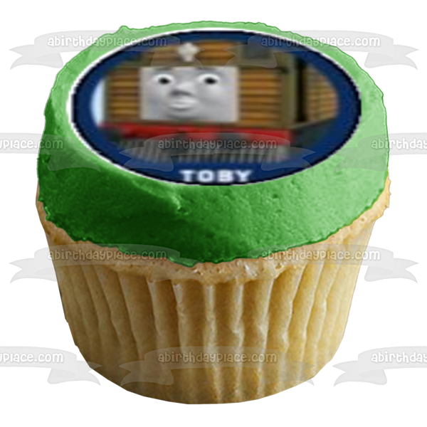 Thomas and Friends Henry Gordon Harold James Edward Emily Percy and Toby Edible Cupcake Topper Images ABPID07031