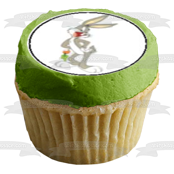 Looney Tunes Tazmanian Devil Bugs Bunny Tweety Bird and The Road Runner Edible Cupcake Topper Images ABPID07103