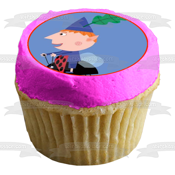 Ben and Holly King Thistle Gaston and Toy Robot Edible Cupcake Topper Images ABPID07316