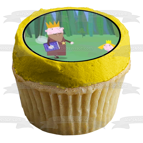 Ben and Holly King Thistle Gaston and Toy Robot Edible Cupcake Topper Images ABPID07316