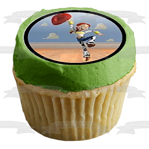 Toy Story Woody Buzz Lightyear Mr. Potato Head Mrs. Potato Head Bo Peep and Rex Edible Cupcake Topper Images ABPID07934