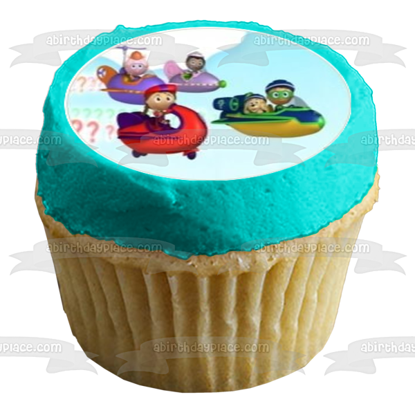 Super Why Book Princess Pea Alpha Pig Little Red Riding Hood and Woofster Edible Cupcake Topper Images ABPID08195