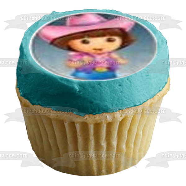 Dora the Explorer Boots Tico Backpack Map Edible Cupcake Topper Images ABPID12196