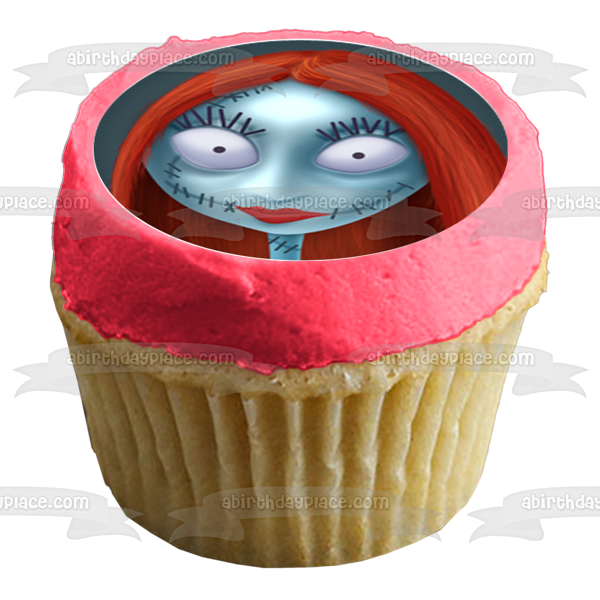 Nightmare Before Christmas Jack Skellington Sally Oogie Boogie Edible Cupcake Topper Images ABPID12477
