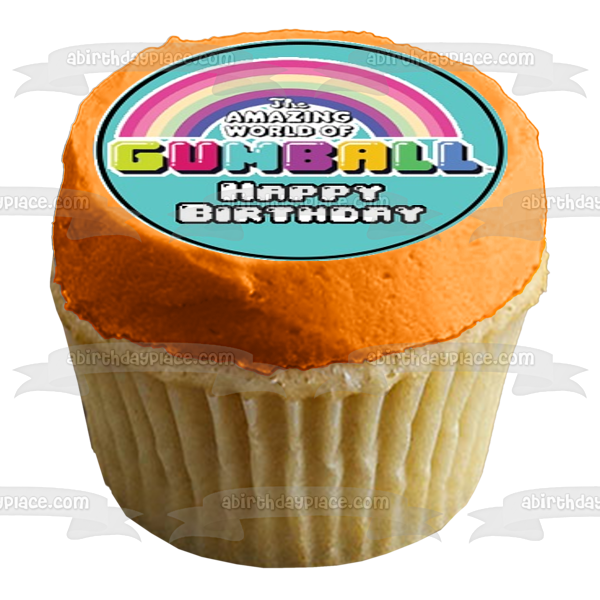 Amazing Gumball Darwin Anais Gumball Nicole Richard Edible Cupcake Topper Images ABPID22115