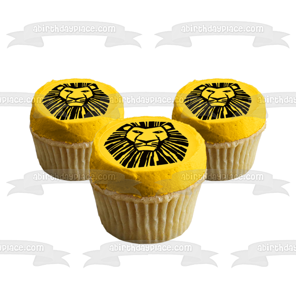 Disney The Lion King Broadway Musical Mufasa Edible Cupcake Topper Images ABPID14774