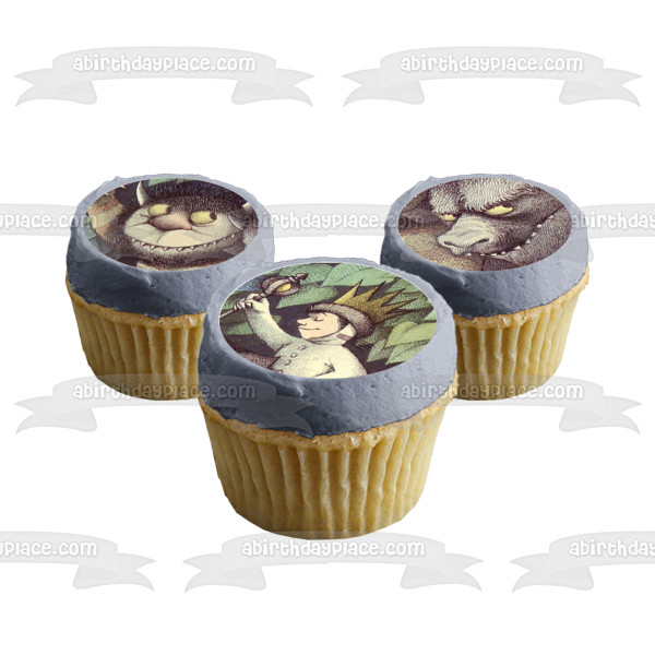Where the Wild Things Are Max Monsters Edible Cupcake Topper Images ABPID14792
