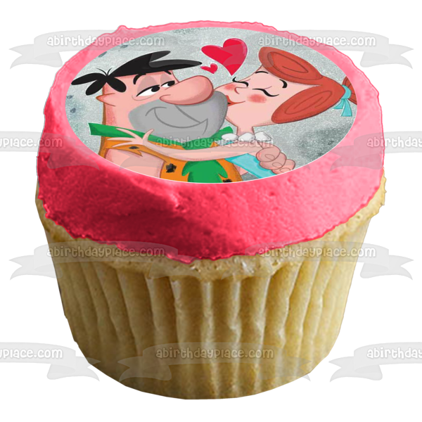 The Flintstones Fred Wilma Pebbles Bam Bam Dino Edible Cupcake Topper Images ABPID28059